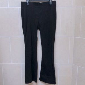 Betabrand Bootcut Flare Career Black Ponte Pants Sz L